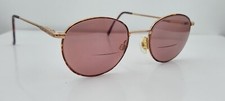 Vintage Firenza 68 Tortoise Gold Oval Metal Sunglasses FRAMES ONLY
