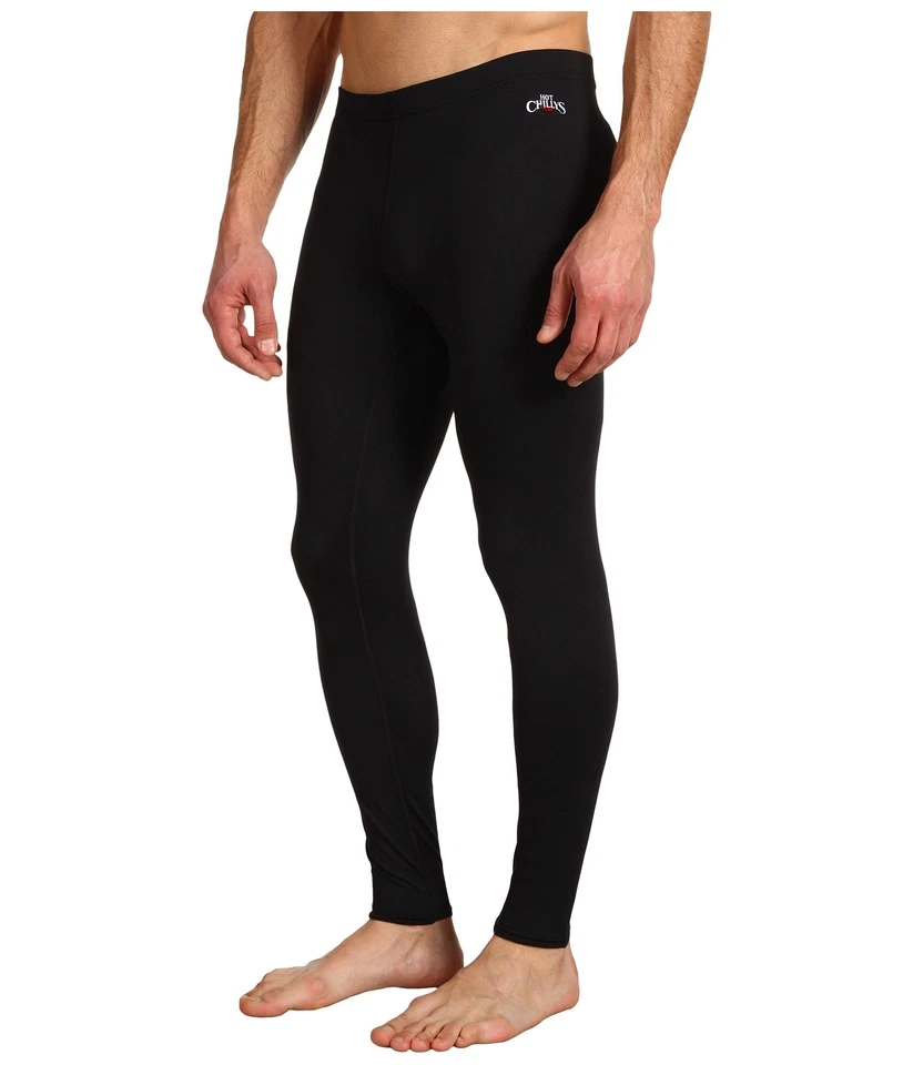 Hot Chillys 168809 Mens Chamois Ankle Tights Baselayer Black Size 2X-Large - Image 2 of 3