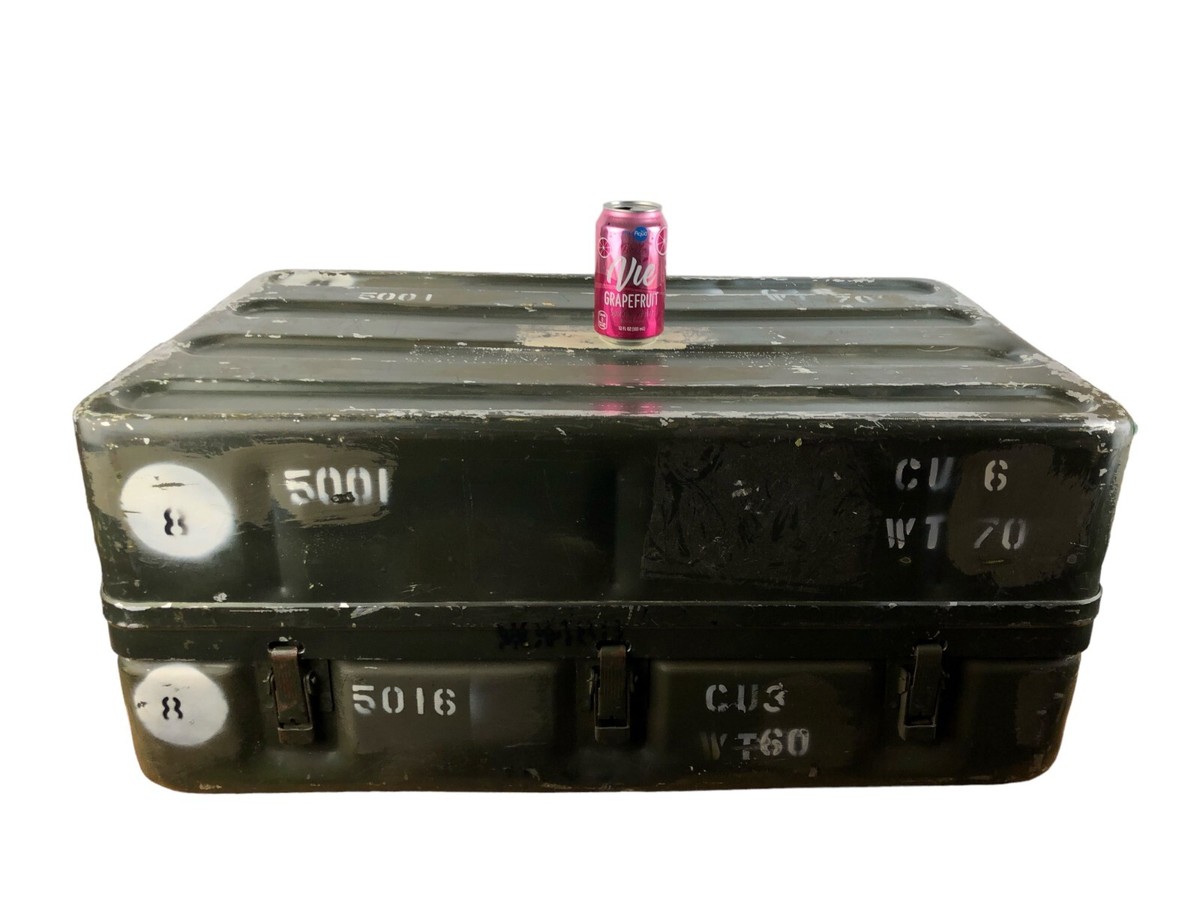 Vintage A&S Tribal Military Aluminum Medical Supply Chest Storage