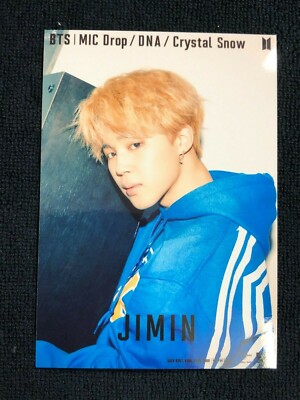 BTS Mic drop / DNA Crystal Snow F.C Limited Official Photo Card | eBay