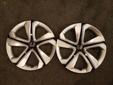 1 Brand New Pair 2016 16 2017 17 2018 18 Civic 16 Hubcaps Wheel Covers 55099