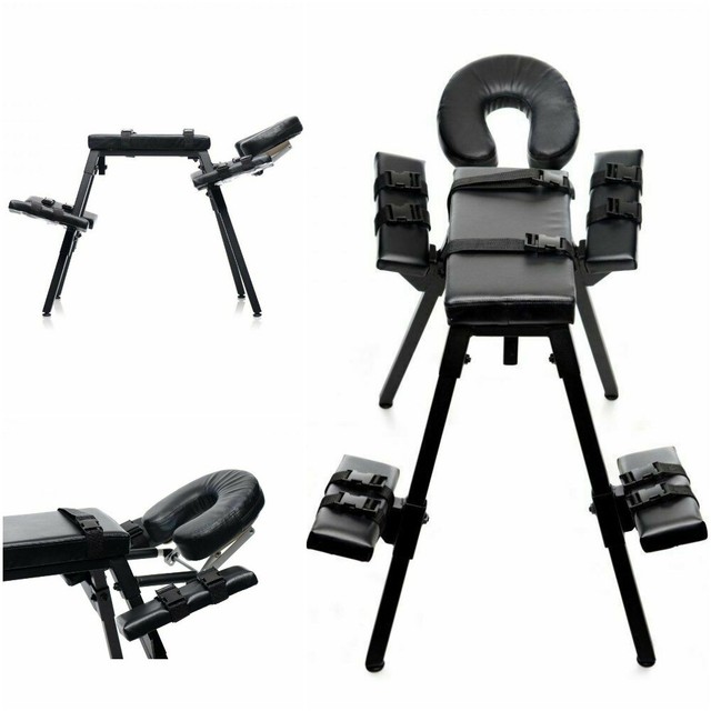 Master Series Obedience Extreme Sex Bench With Restraint Straps