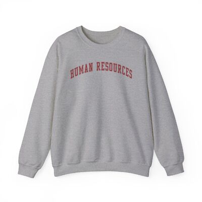 Human Resources HR Sweatshirt Gifts Crew Neck Shirt Long Men