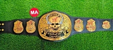 SMOKING SKULL STONE COLD WORLD HEAVYWEIGHT CHAMPIONSHIP 4/2mm Replica Belt Zinc