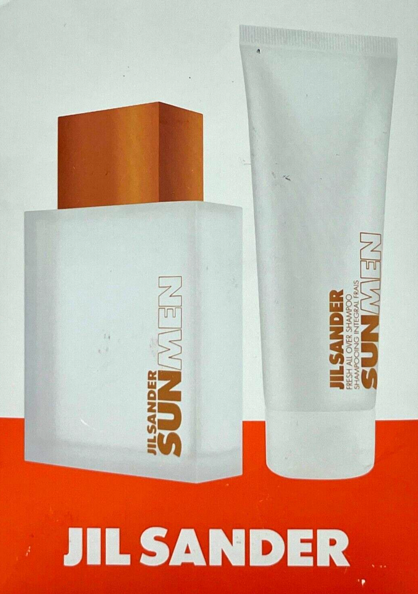 JIL SANDER SUN MEN 2 PCS GIFT SET EDT SPRAY 2.5 Oz, ALL OVER
