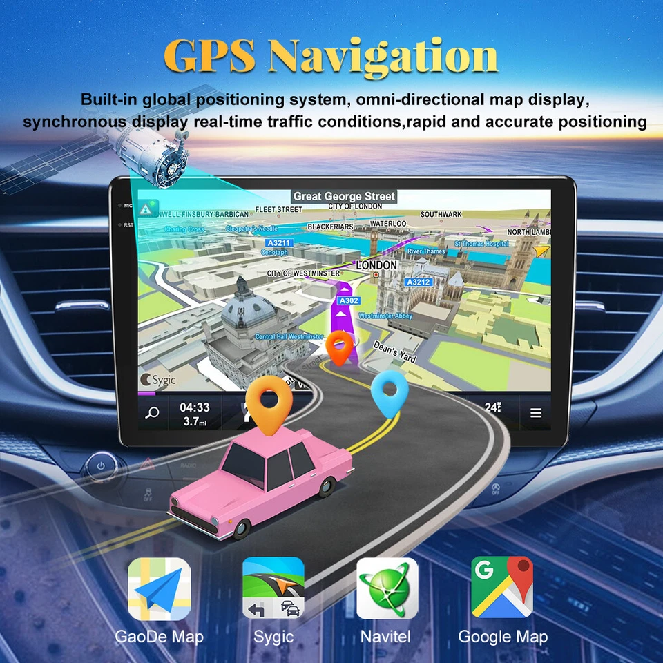 Kit de actualización de auriculares inalámbricos CarPlay de 4-64 GB para Hyundai Elantra 2014-2015 Foto 4 de 4