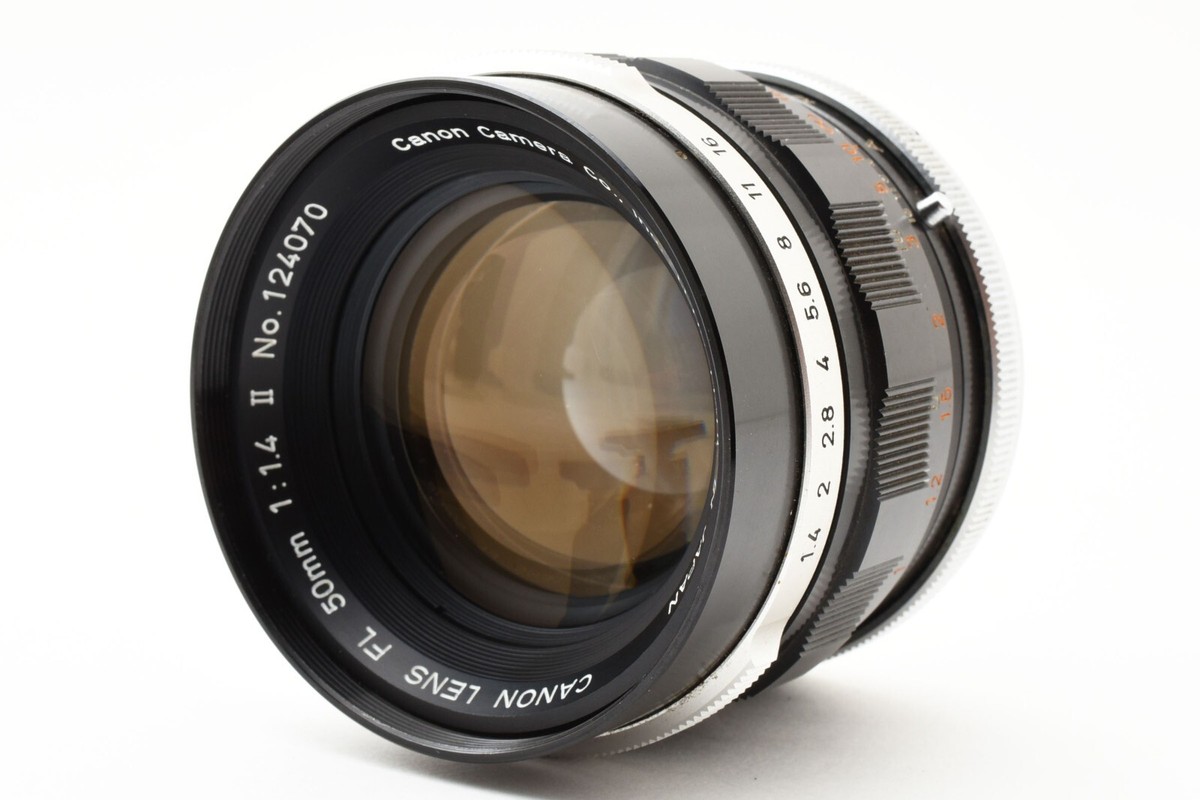Canon FL 50mm f1.4 II prime lens for FD mount 2309629 | eBay