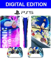 PS5 Slim Skin Sticker + Controller Vinyl Wrap - Exclusive Design