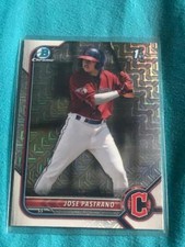 2022 Bowman Chrome Mojo Jose Pastrano 1st Bowman Cleveland Guardians #BC-21 B74