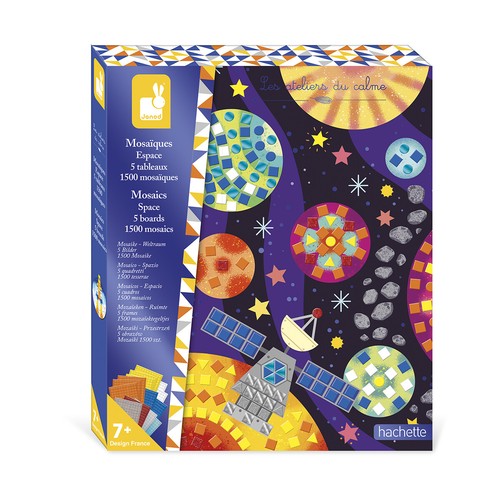 Janod Mosaïques Espace sur le Thème Mousse Enfants Arts & Loisirs Créatifs Ans - Afbeelding 5 van 10