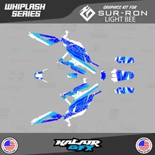 Graphics Kit for Surron Light Bee (All Years) Whiplash - BLUE
