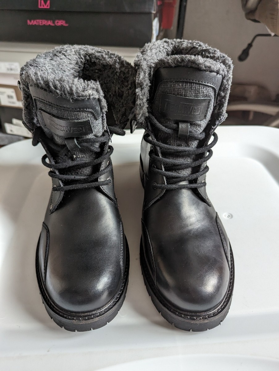 Reserved Footwear New York Faux Leather Ankle Boots Size 9.5 reserved footwear | Shoes | Reserved Footwear Mens Faux  main image 4