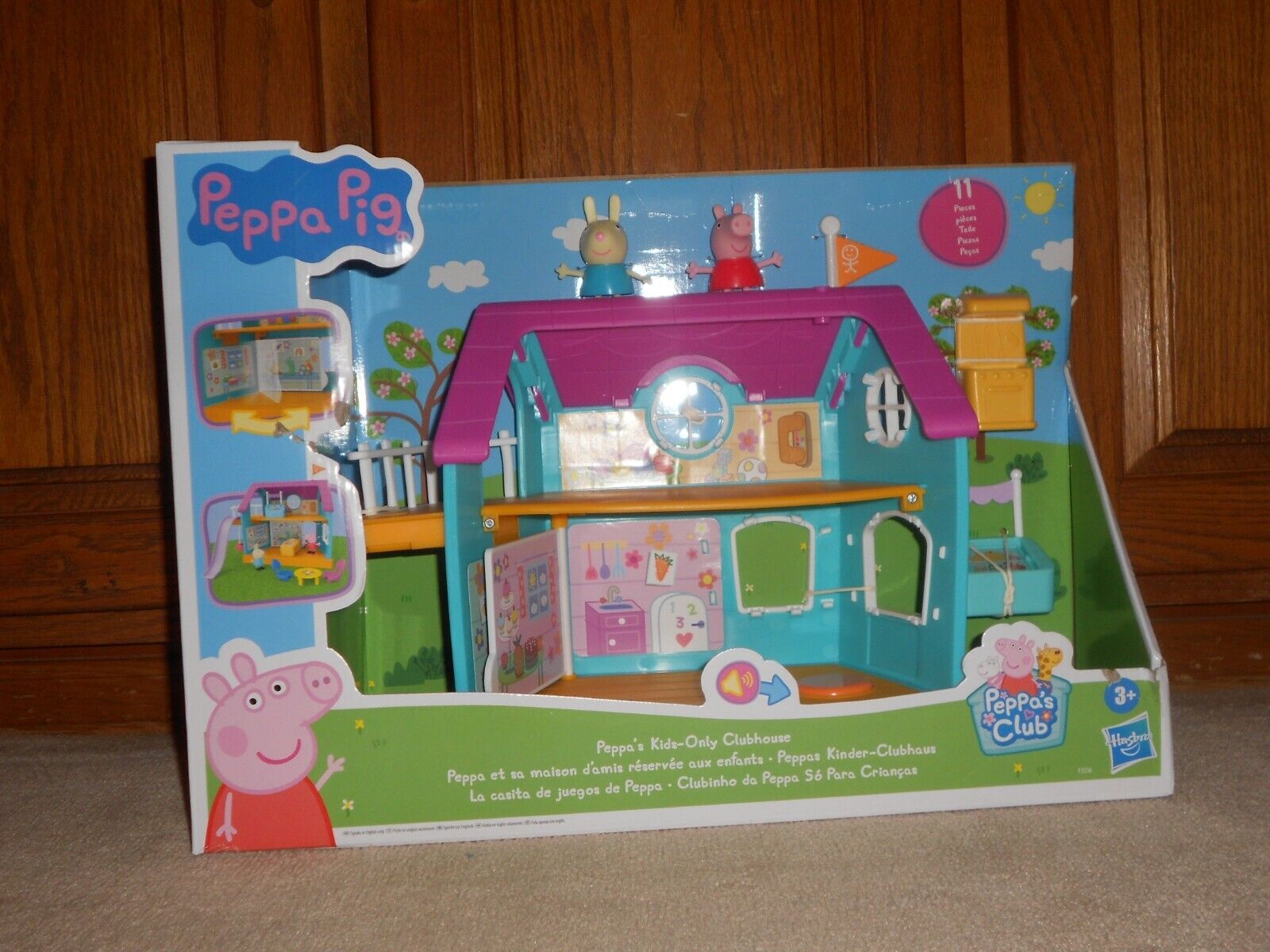 Peppa Pig Peppa's Club Peppa's Kids-Only Clubhouse Preschool Toy; Sound  Effects; 2 Figures, 7 Accessories; Ages 3 and Up - Peppa Pig