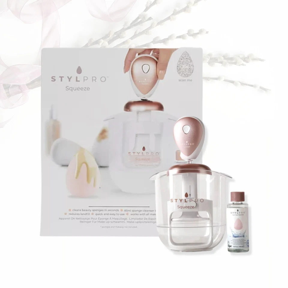StylPro Squeeze Beauty Sponge Cleaner Refreshing Your Beauty Sponges In Seconds