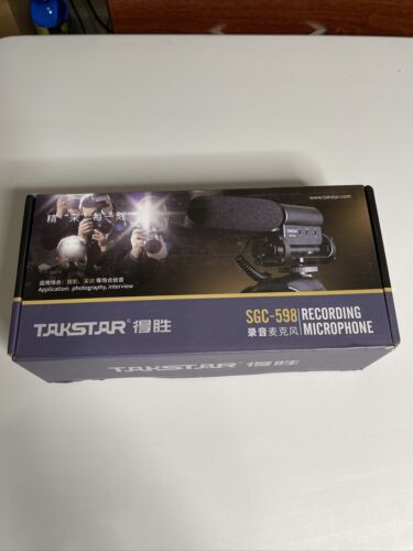 TAKSTAR SGC-598 Interview Microphone for Nikon Canon Camera/DV Camcorder DSLR - Picture 3 of 10