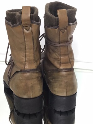 Alfredo Bannister Sock Boot 42 (runs long) Shades Of Brown