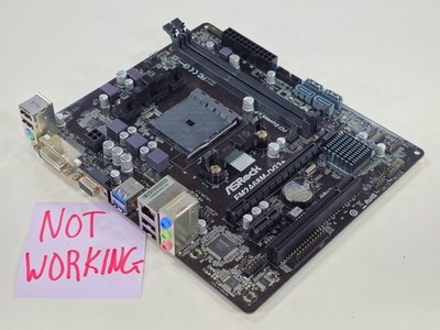 [NOT WORKING] ASRock FM2A68M-DG3+ AMD A68H Micro ATX DDR3 FM2 FM2+ Motherboard