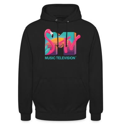 MTV Music Television Flamingo-Logo Unisex Hoodie