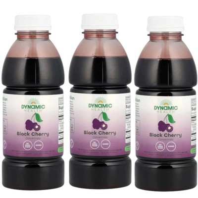 Dynamic Health Black Cherry Concentrate 16 fl. oz Each (Pack of 3)