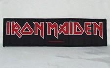 Iron Maiden Logo Strip Sew On Patch Heavy Metal
