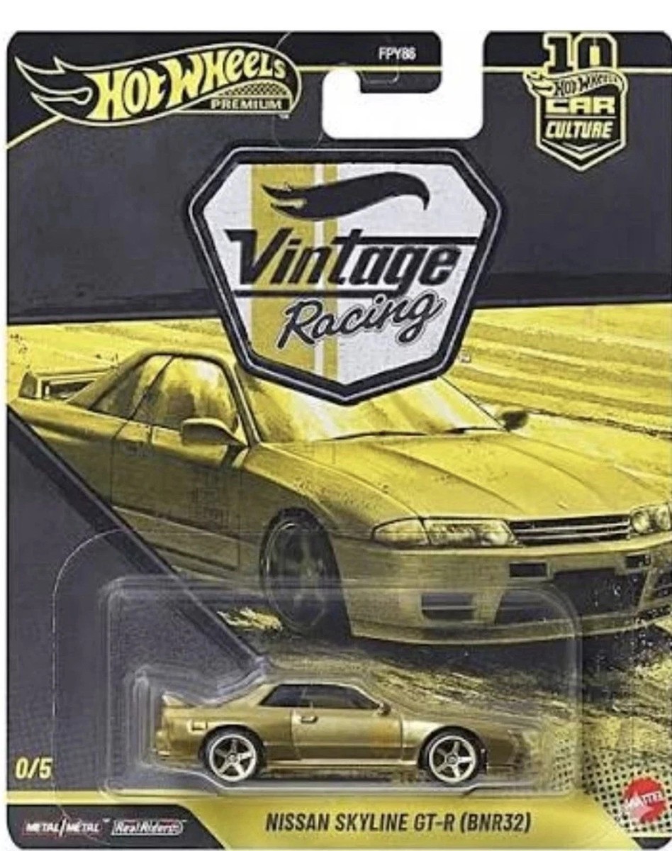 Hot Wheels Vintage Racing Nissan Skyline GTR R32 CHASE w