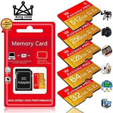 4GB-512GB Micro SD Memory Card C10 TF Card For Smartphone Drone Laptop PC Camera
