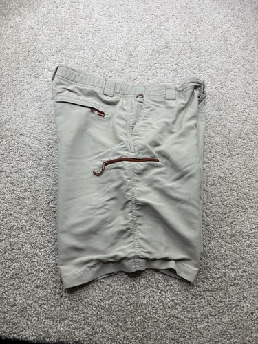 Simms Shorts Men’s Large Beige Guide Series Wet Wading Elastic Waist Cargo - Picture 12 of 15