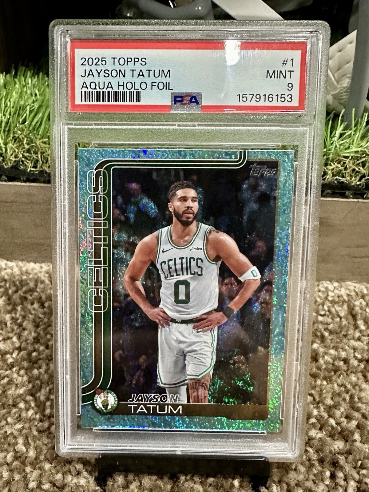 2025-26 Topps - Jayson Tatum #1 Holofoil PSA 9 view 1