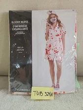 BLOODY NURSE AMSCAM Halloween Costume ADULT L/XL NEW IN PACKAGE