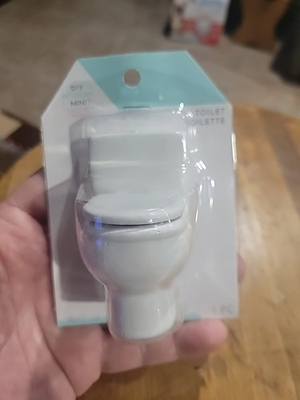 #ad DIY MODERN MINI TOILET NEW IN PACKAGE $7.22