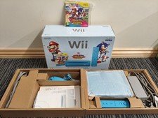 Nintendo Wii Mario & Sonic 2021 Giochi Olimpici Edizione Limitata Console Blu