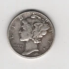 1945 P MERCURY DIME 10¢ 90% SILVER PHILADELPHIA 10 CENTS UNITED STATES AMERICA