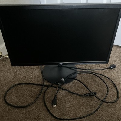 STG LCD2202 22 inch LED Monitor HDMI VGA Tested Black for Home Office