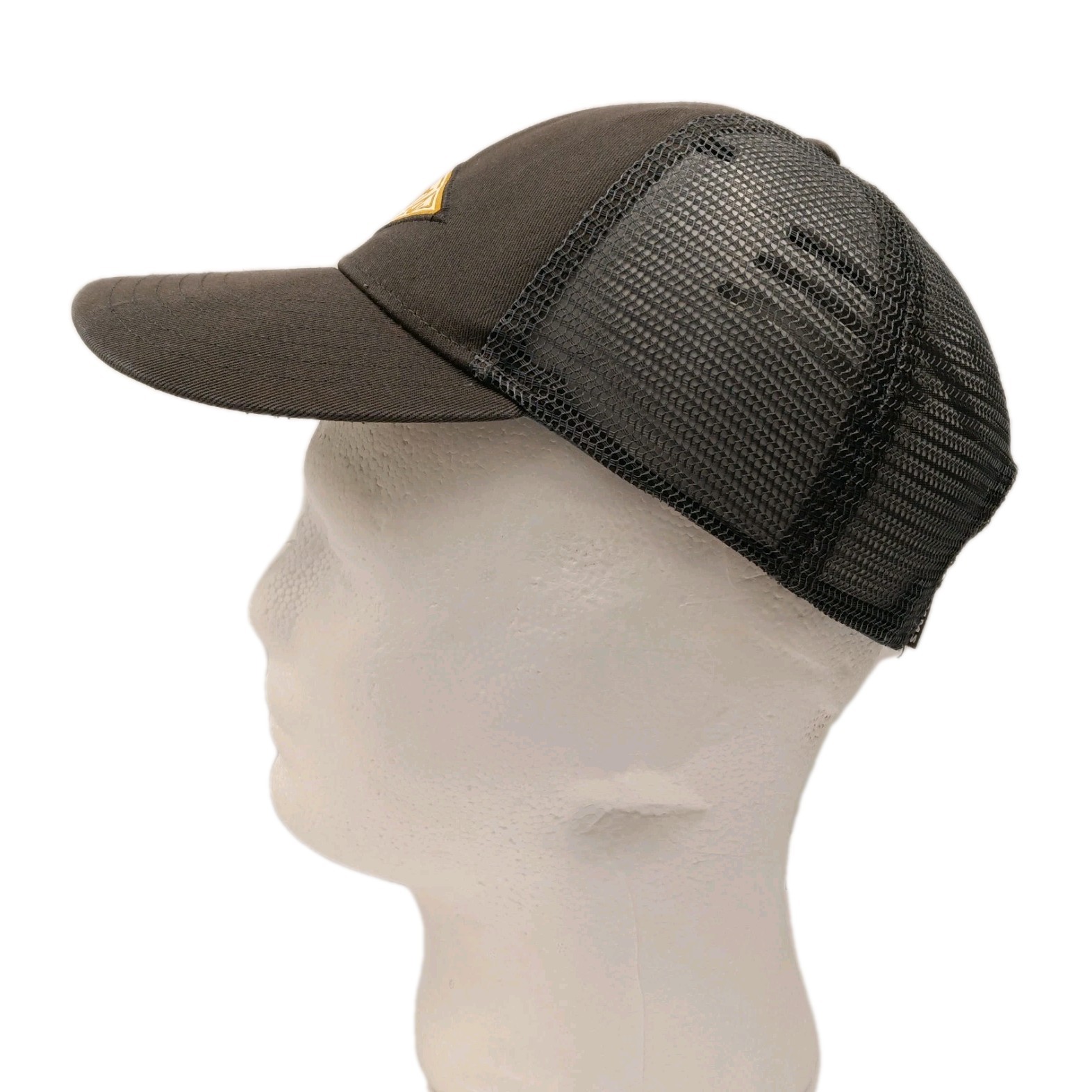 Simms Hat Patch Trucker Black Mesh Snapback Cap F… - image 4