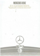 MERCEDES W108 W109 W111 W113 W114 W115 ORIG. 1968 LEATHER & MB-TEX TRIM BROCHURE