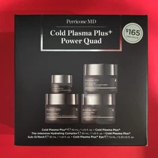 Perricone MD Cold Plasma+ Power Quad Set - 3.25 oz Total Gift Set - NEW IN BOX -