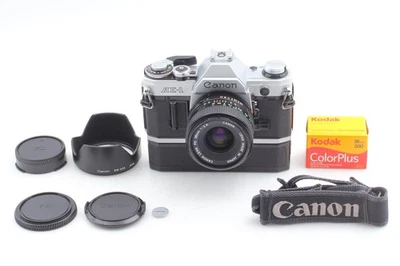 con película para capucha [como nueva] Canon AE-1 SLR 35mm Film Camera FD... - Imagen 1 de 4