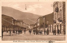 ah910 cartolina airola corso giuseppe montella provincia di benevento 1938