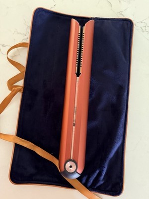 Dyson.  Airstrait Straightener. Strawberry Blonde/Blush Pink With Storage Case.