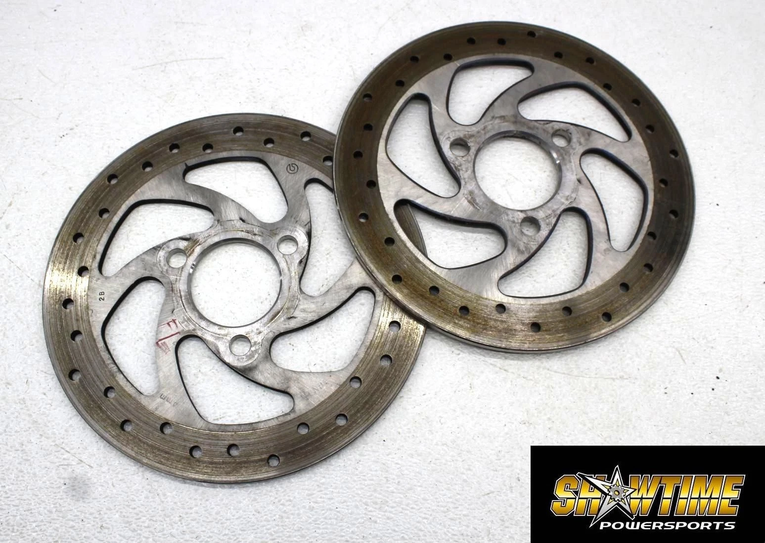 22 CAN-AM SPYDER ROADSTER F3 BREMBO FRONT LEFT RIGHT BRAKE ROTORS DISCS