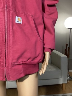 Carhartt Womens Size XL (16-18) Jacket Crabapple Pink Quilt Lined
