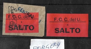 1058 URUGUAY 1900 TREN SIN MARCAR