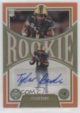 2022 Panini Legacy Rookies Premium Penmanship Orange 22/149 Tyler Badie Auto qf8