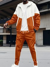 Men's Outfit 2 Piece Set Shirt  Pants Suit PLUS SIZE BIG 4XL