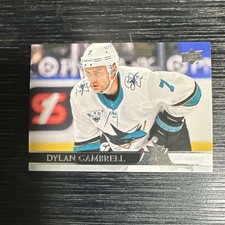 Upper Deck Extended Series Dylan Gambrell Base Set #615 2020-21 San Jose Sharks