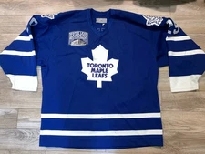 Felix Potvin 1996 Toronto Maple Leafs NHL Center Ice CCM Hockey Jersey 52