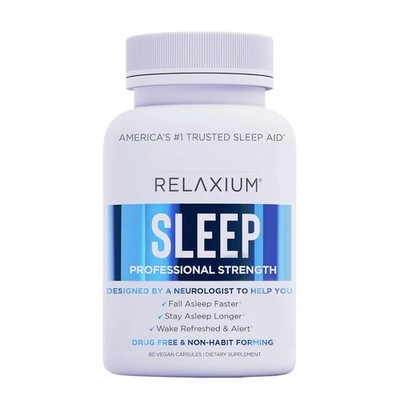 1-5 Pack Relaxium Sleep Natural Dietary Supplement for Better Sleep 60 Capsules