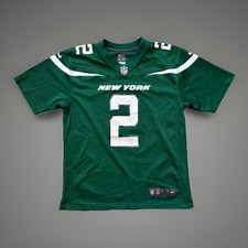Zach Wilson #2 New York Jets NFL Nike On Field Youth Large Football Home Jersey