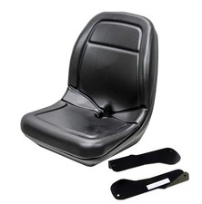 Ford-new Holland Black Seat W Hinge Brackets Fits Tc T Tz Boomer Workmaster