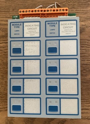 NOTIFIER ICM-4 INDICATING CONTROL MODULE FIRE ALARM BOARD